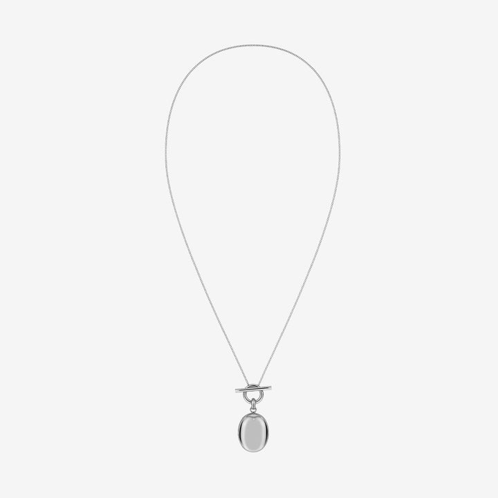 Behold Locket Necklace Steel