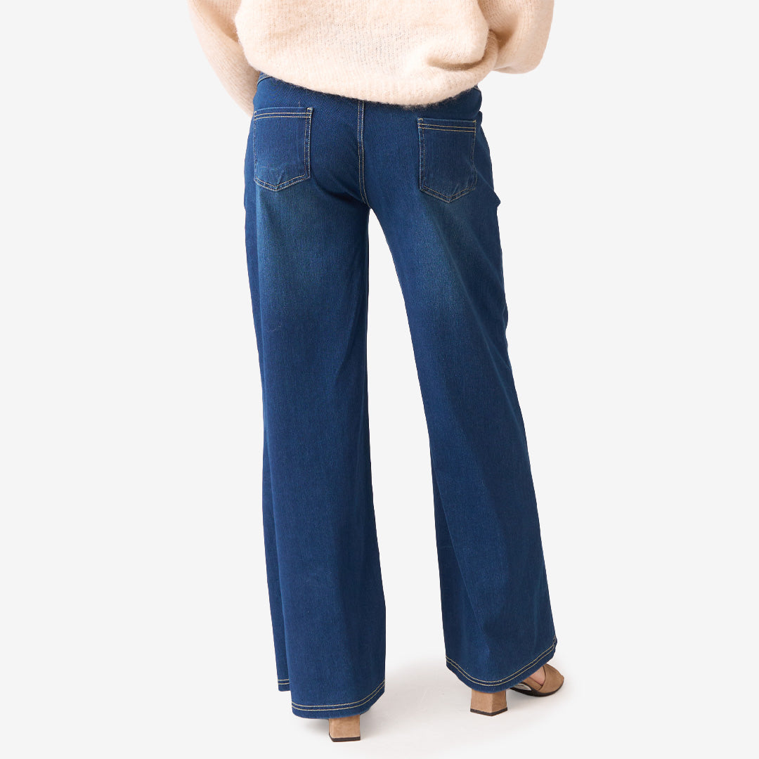 Byxa wide leg stretch