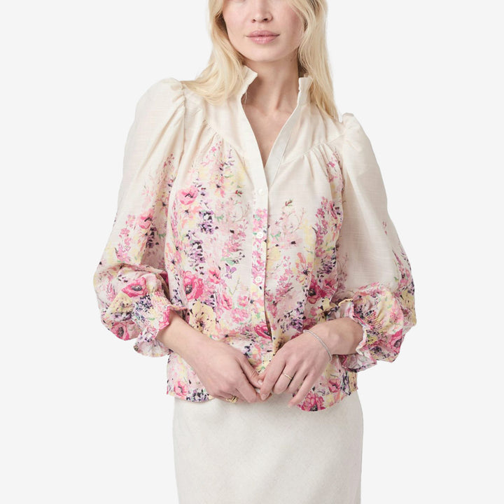 Calloma Flower Print Blouse