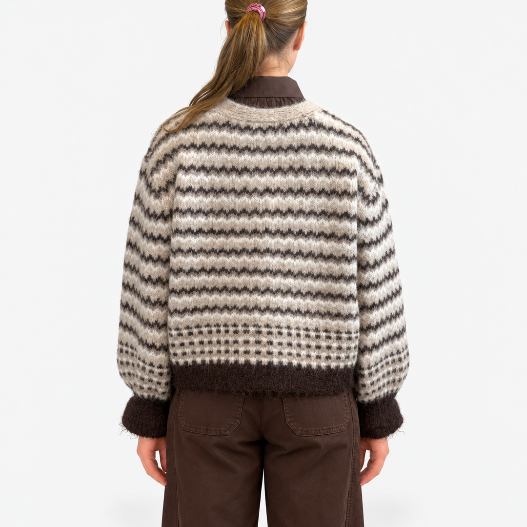 Stickad cardigan