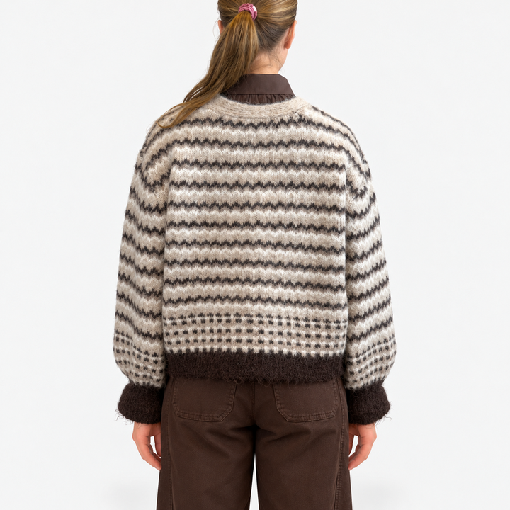 Stickad cardigan