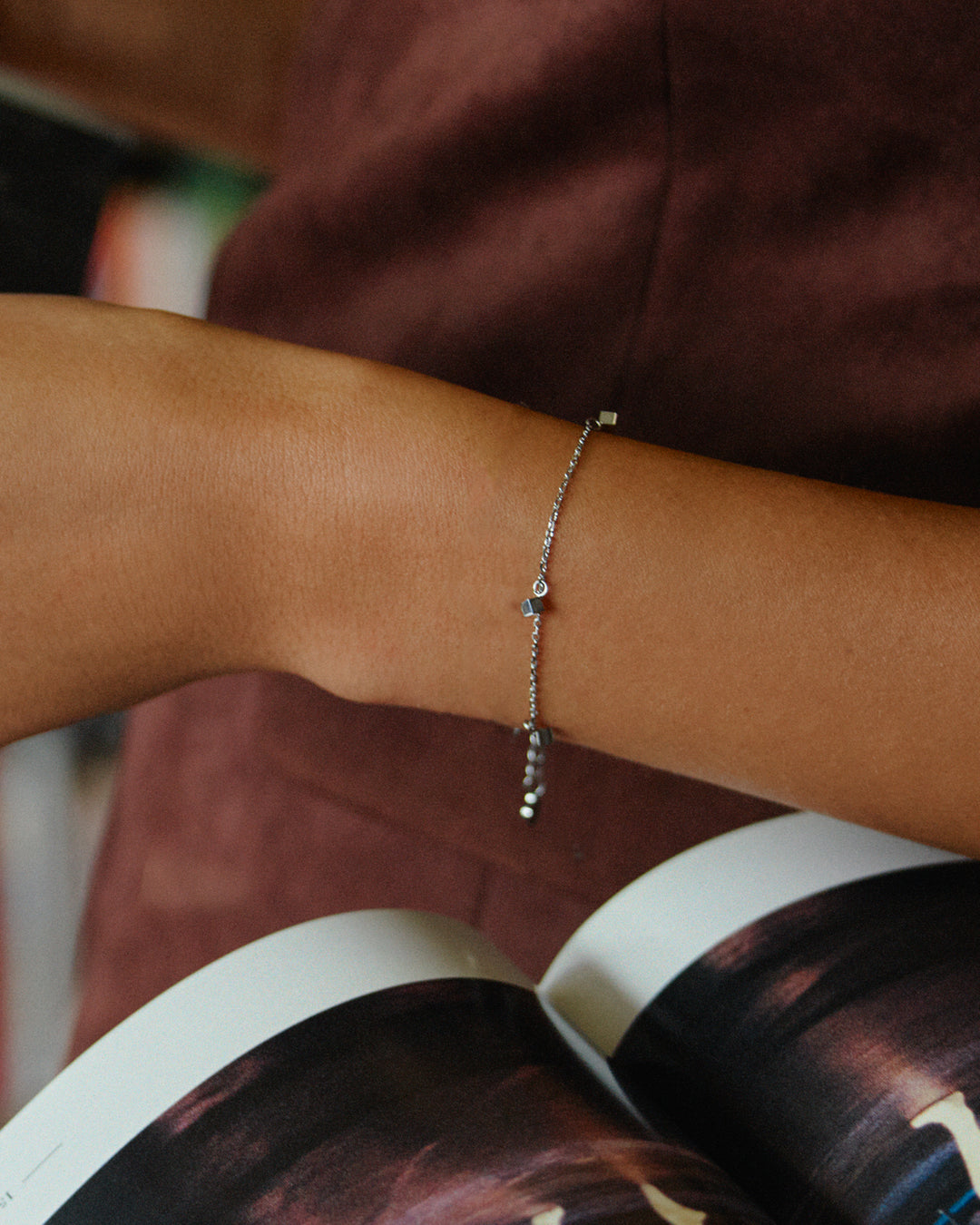 Dice Bracelet Steel