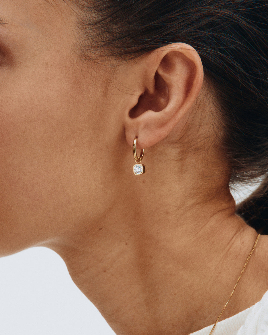 Gemma Hoops Gold