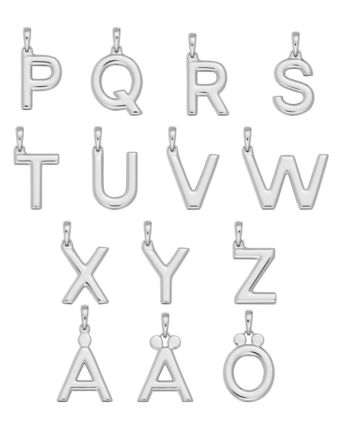 Initial A-Ö Charm Steel