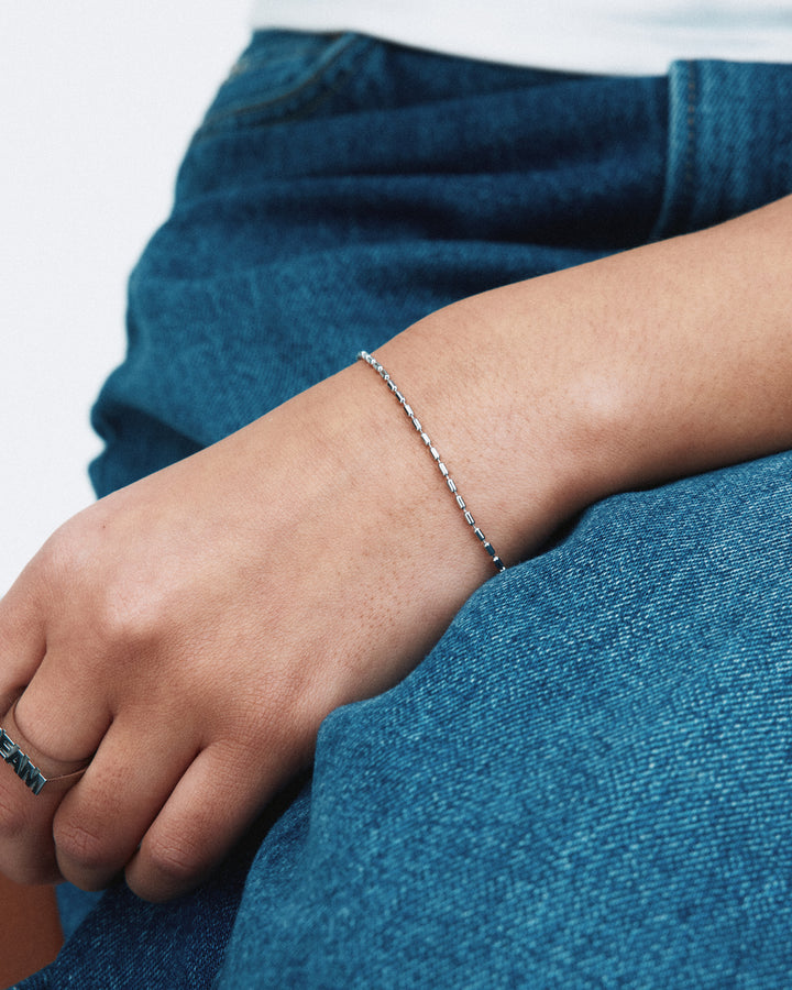 Seed Bead Bracelet Steel