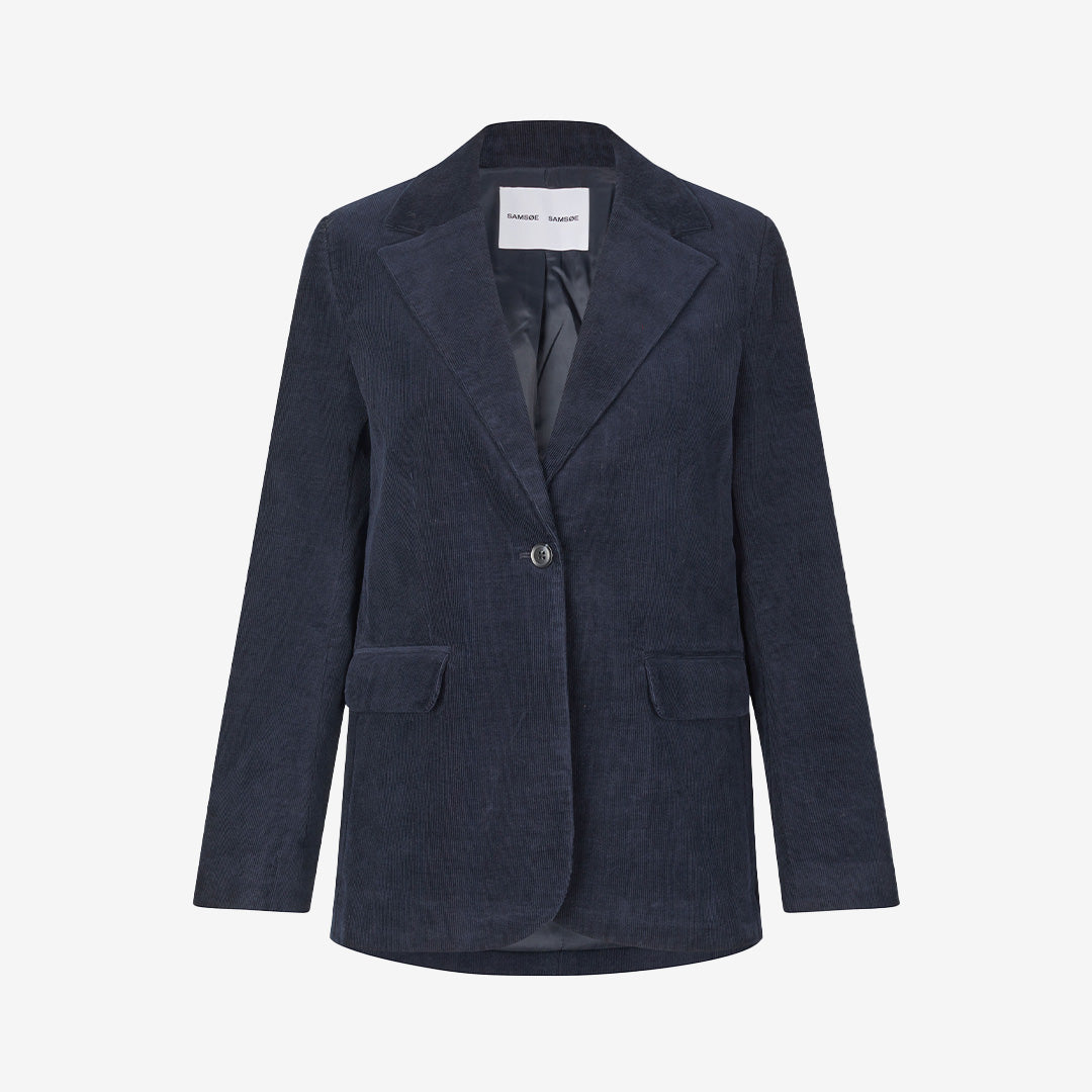 Saramony Blazer kavaj i färgen Salute, ekologisk bomull, helfodrad och stilren