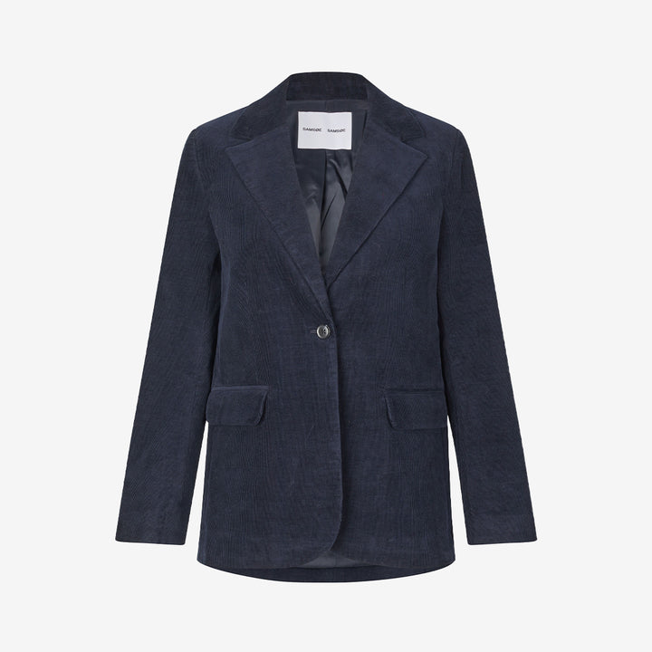 Saramony Blazer kavaj i färgen Salute, ekologisk bomull, helfodrad och stilren