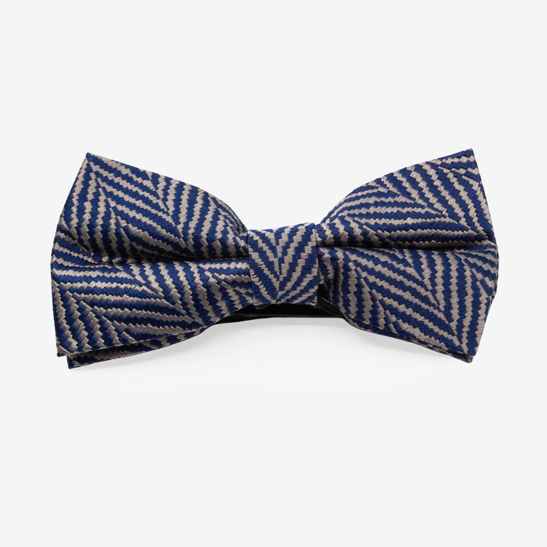 7East Väto färdigknuten siden-fluga Navy F401