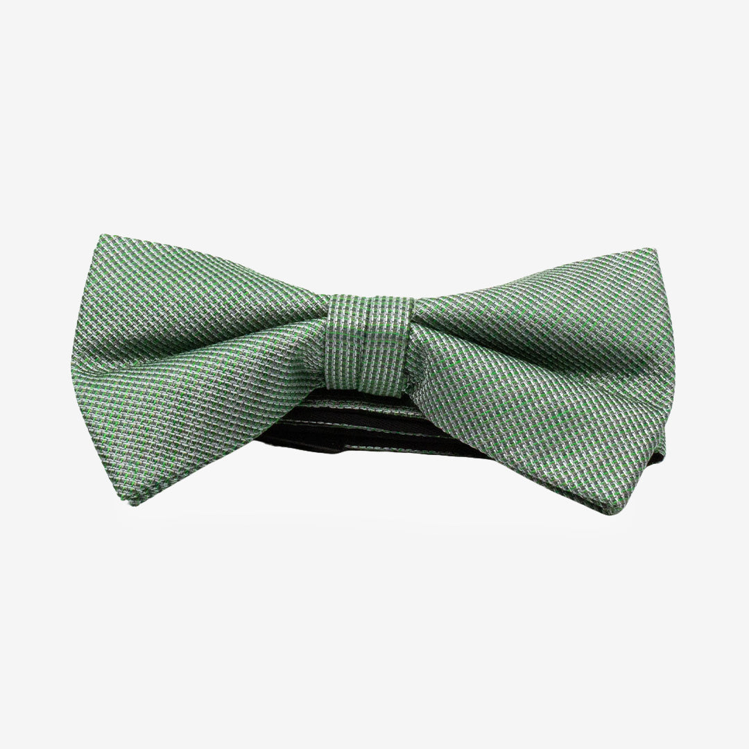 7East Lincoln färdigknuten siden-fluga Green F441