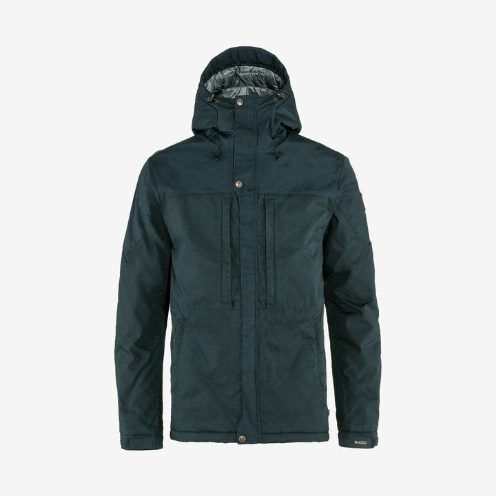 Fjällräven Skogsö Padded Jacket för herr i dark navy – vinterjacka i G-1000 med syntetfyllning