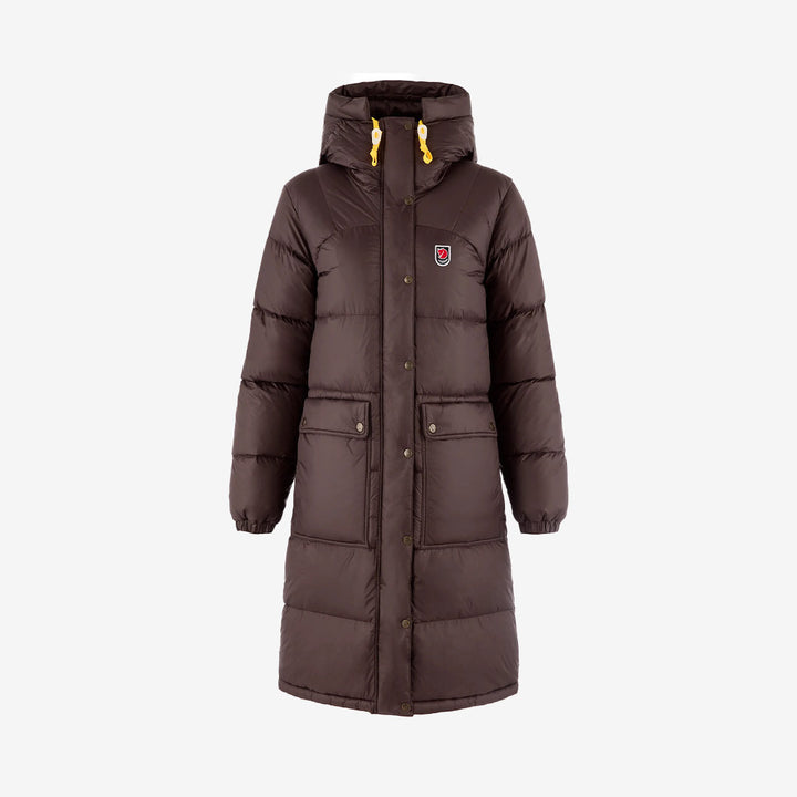 Fjällräven Expedition Long Down Parka W dam dunparkas Black Oak F86126