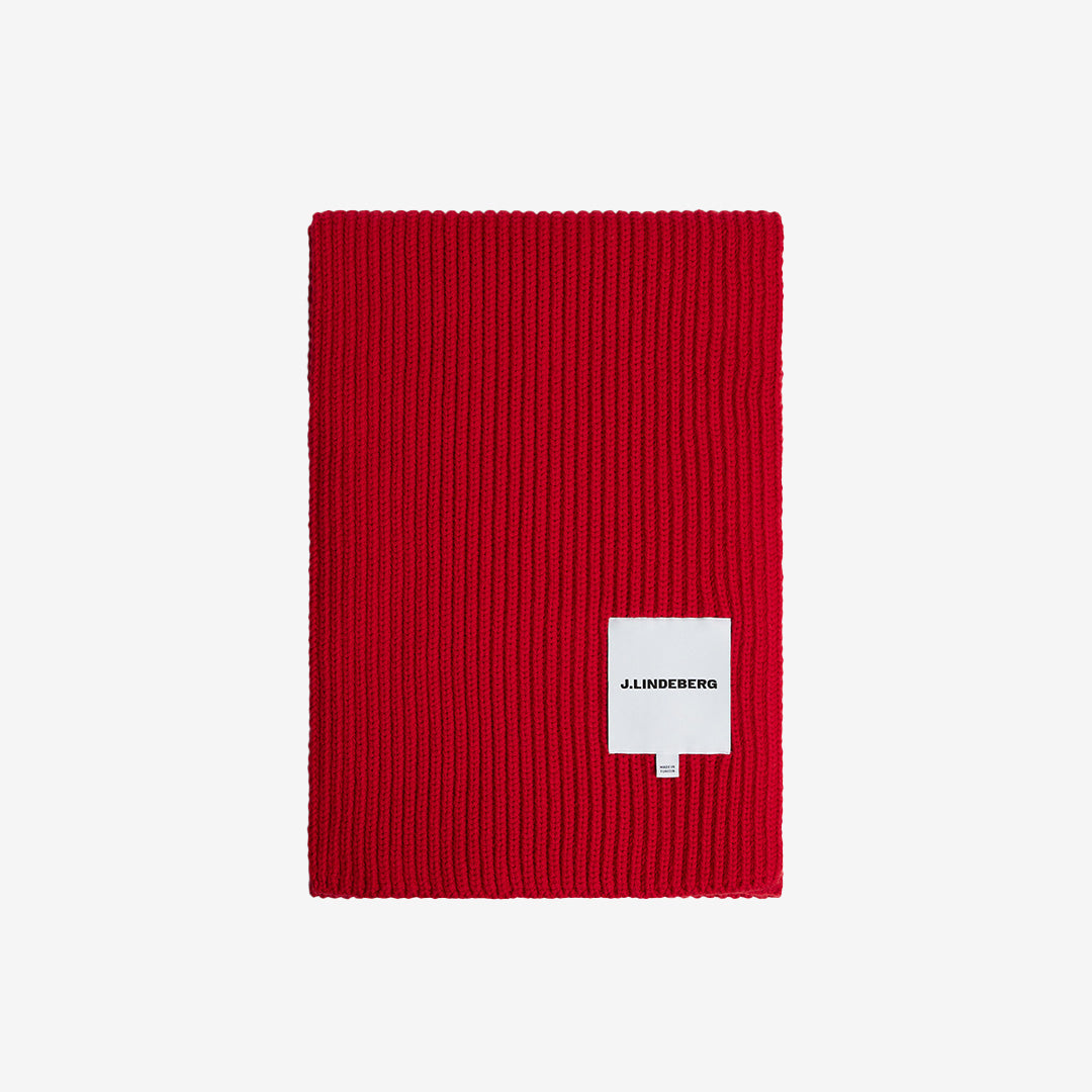 Fletcher Scarf från J.Lindeberg i 100% merinoull, mjuk och värmande halsduk