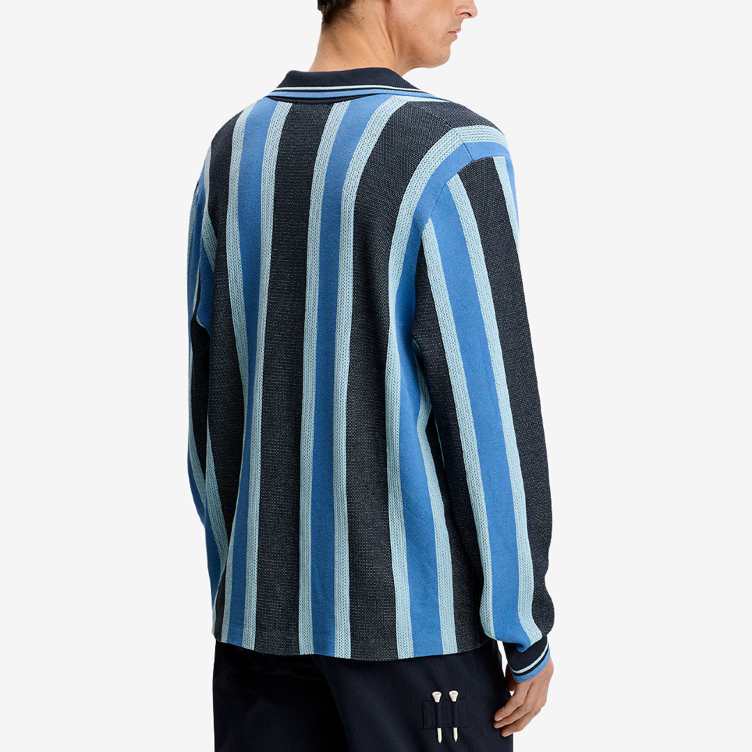 Silas Stripe Polo Knit