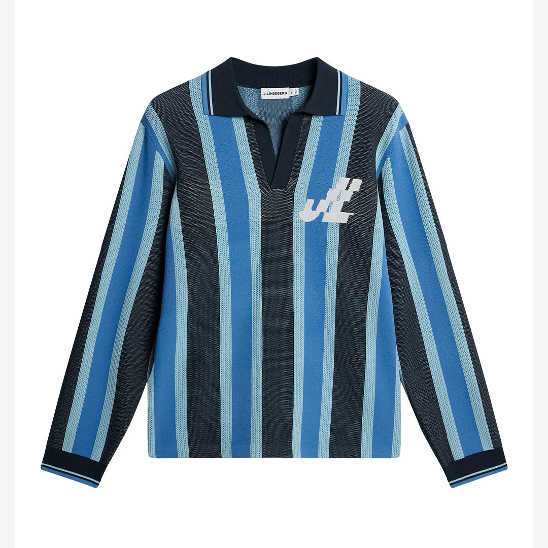 Silas Stripe Polo Knit