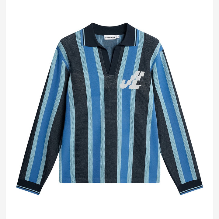 Silas Stripe Polo Knit