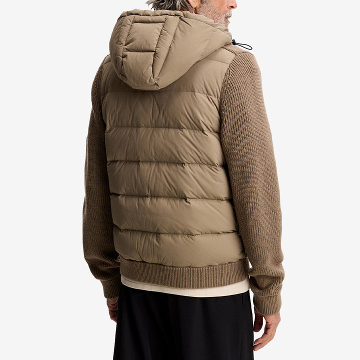 Dorin Knit Hood Hybrid Jacket