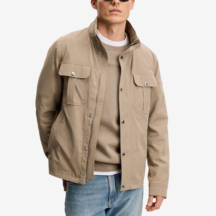 Bailey Recy Poly Jacket unpadded jacka i återvunnen polyester och polyester, färg Brindle, modell FMOW15350
