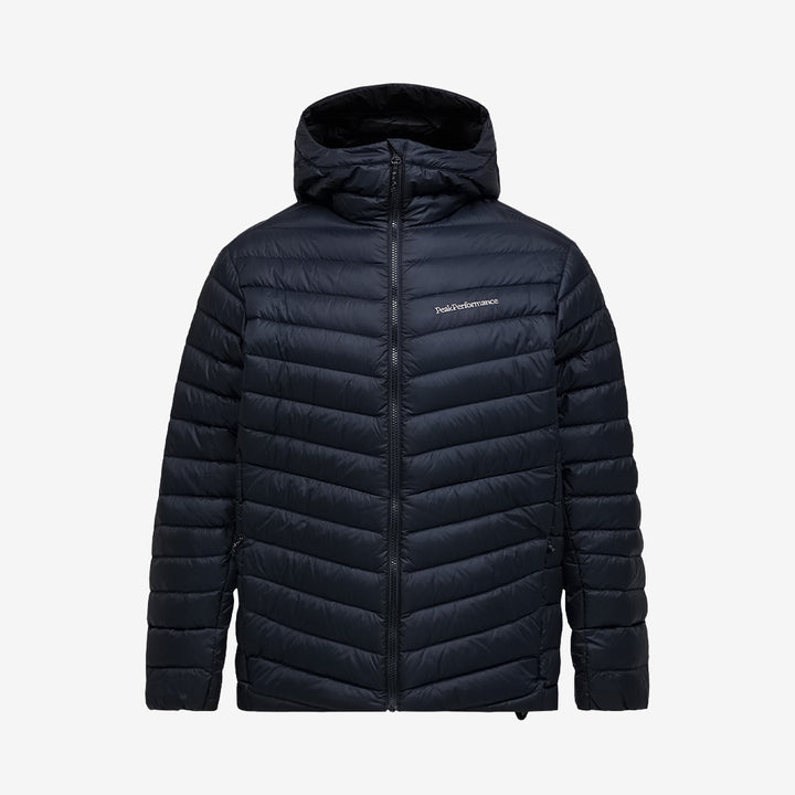 Peak Performance Frost Down Hood Jacket dunjacka i Black med lätt konstruktion och 90% ankdun.