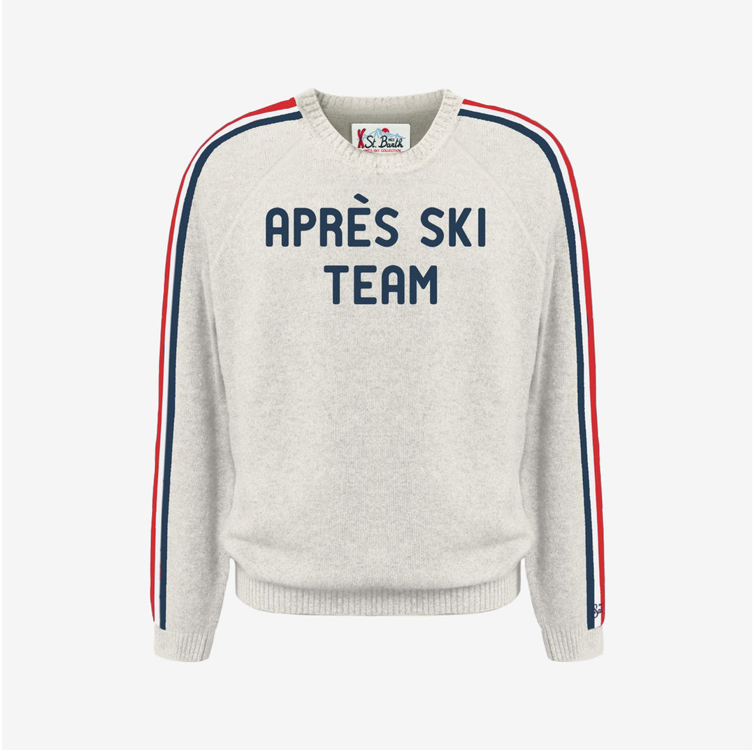 Stickad tröja med Après Ski-brodyr från MC2 Saint Barth – HER0001-AD9U35