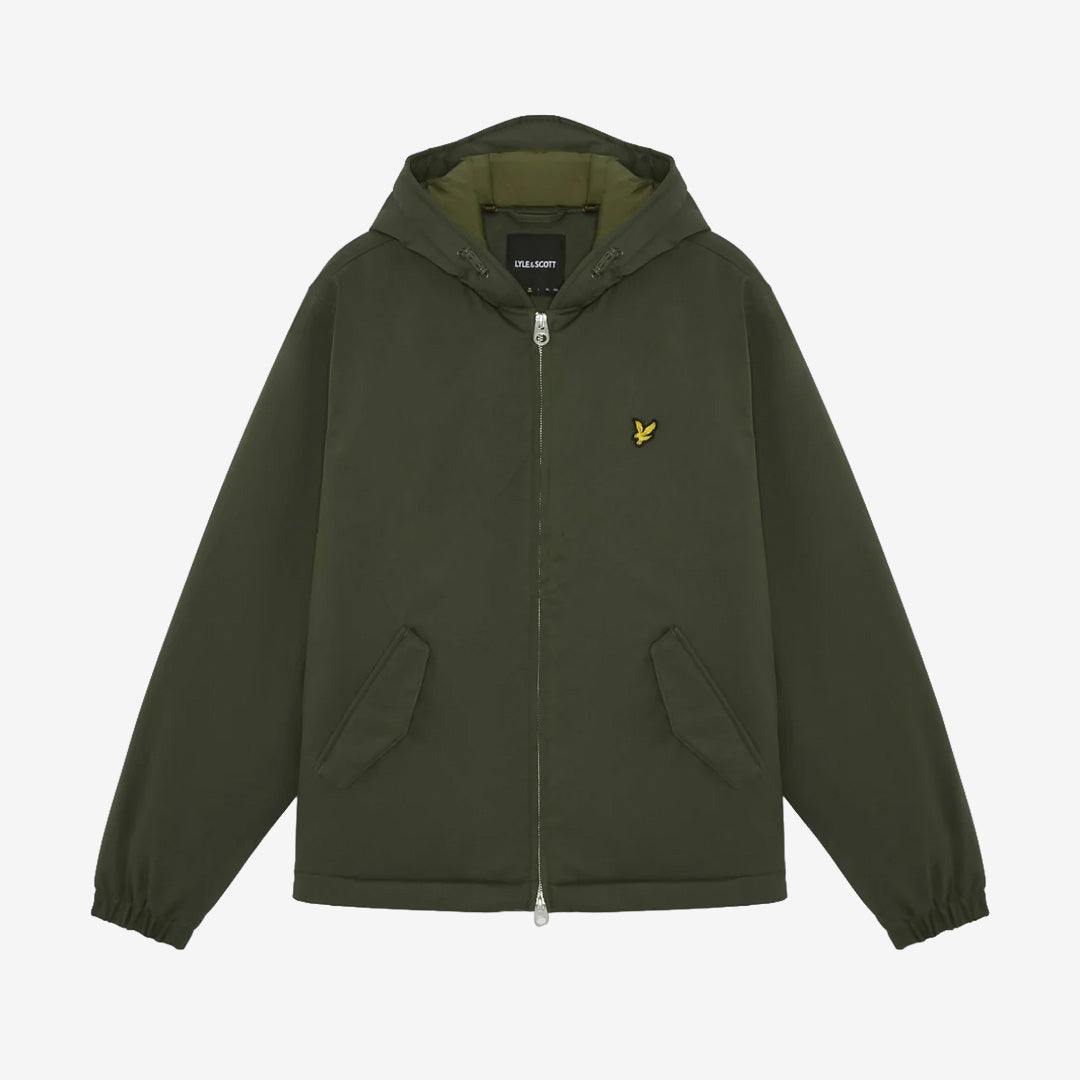 Padded Hooded Zip Through Jacket