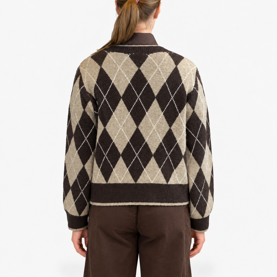 Stickad cardigan