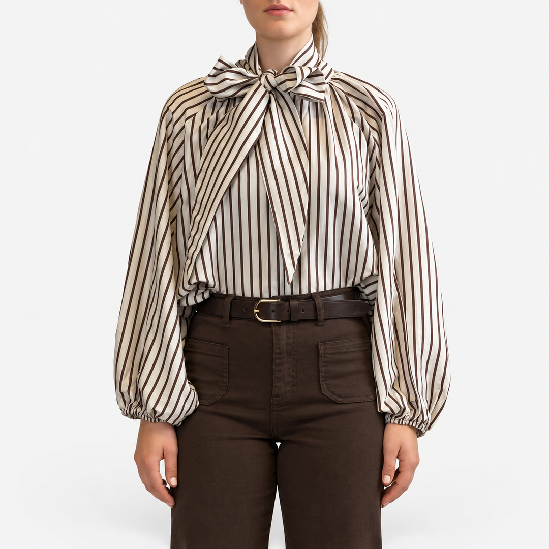 Blus randig