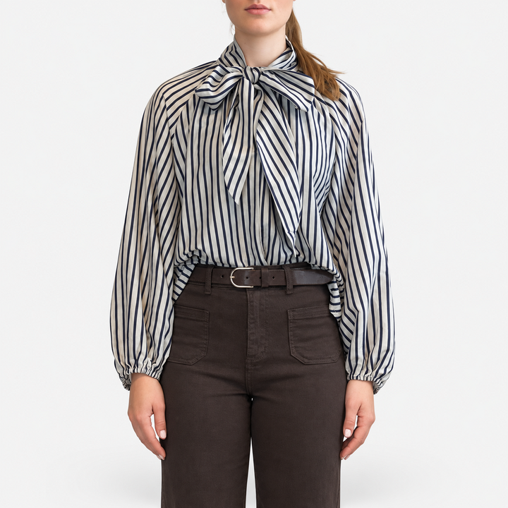 Blus randig