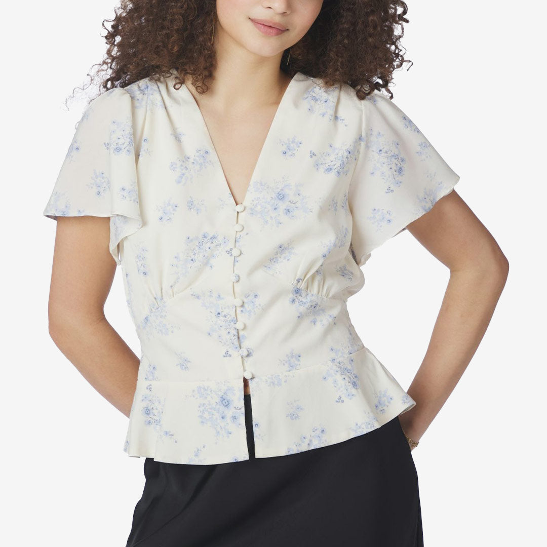 Neo Noir Jasmin Delicate Flower blus dam blå blommig