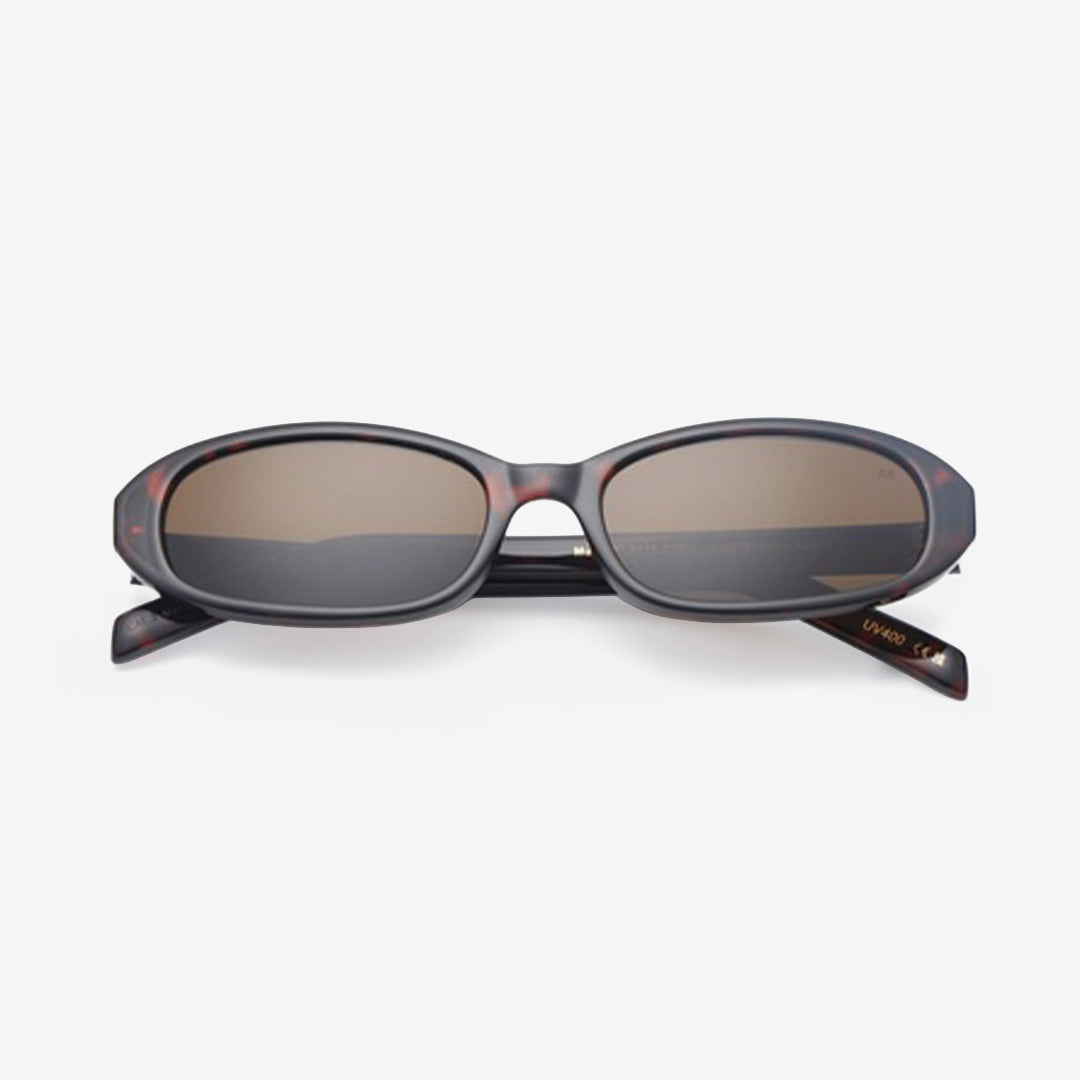 MACY Demi Tortoise unisex-solglasögon med demi tortoise-färgad ram