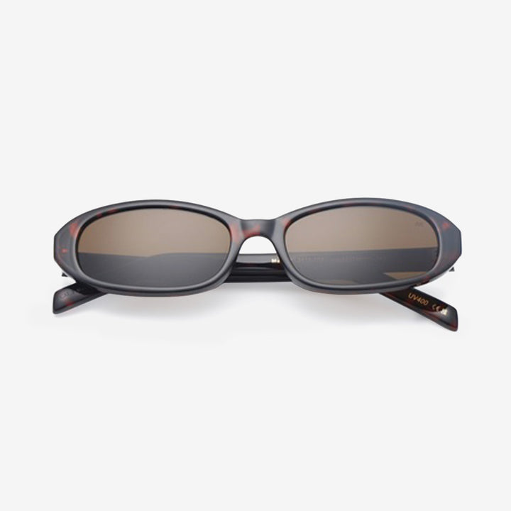 MACY Demi Tortoise unisex-solglasögon med demi tortoise-färgad ram