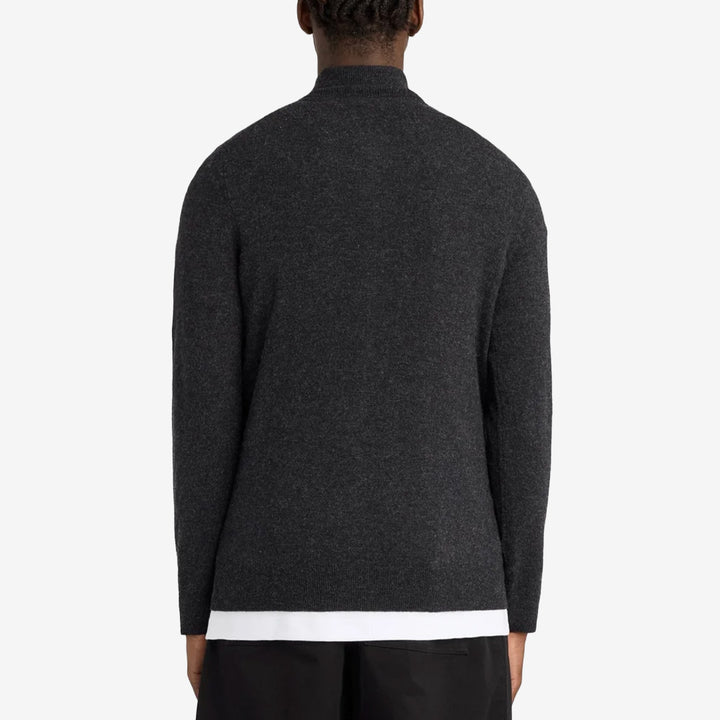 Lambswool Blend Zip Through Cardigan
