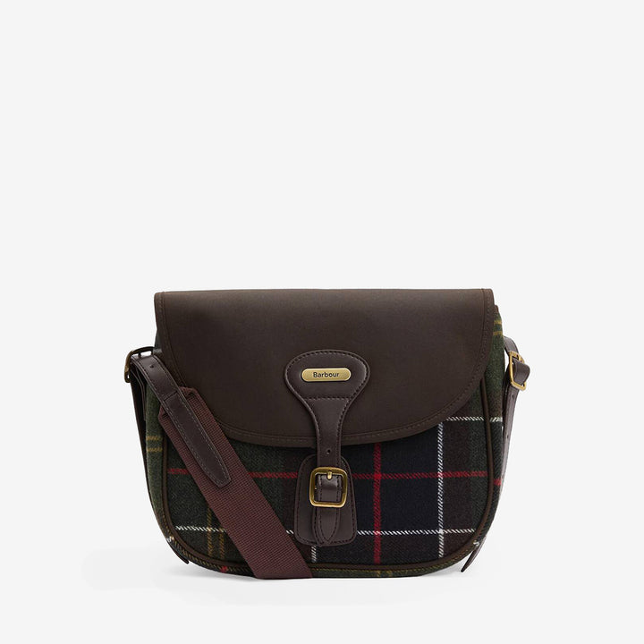 Barbour Cromarty Crossbody Bag axelväska i Classic Tartan med justerbar axelrem och praktiska fickor.