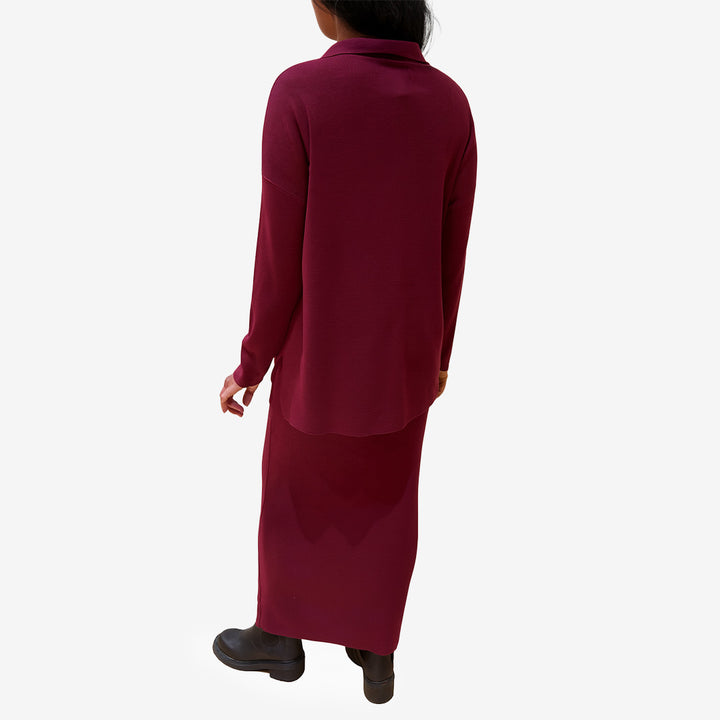 Stickad SET (Tröja + kjol)