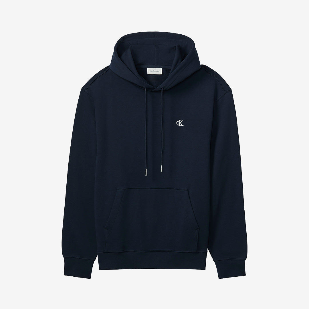 Sweatshirt LS EU 350 Terry Monog i 100% bomull i färgen Dark Sapphire
