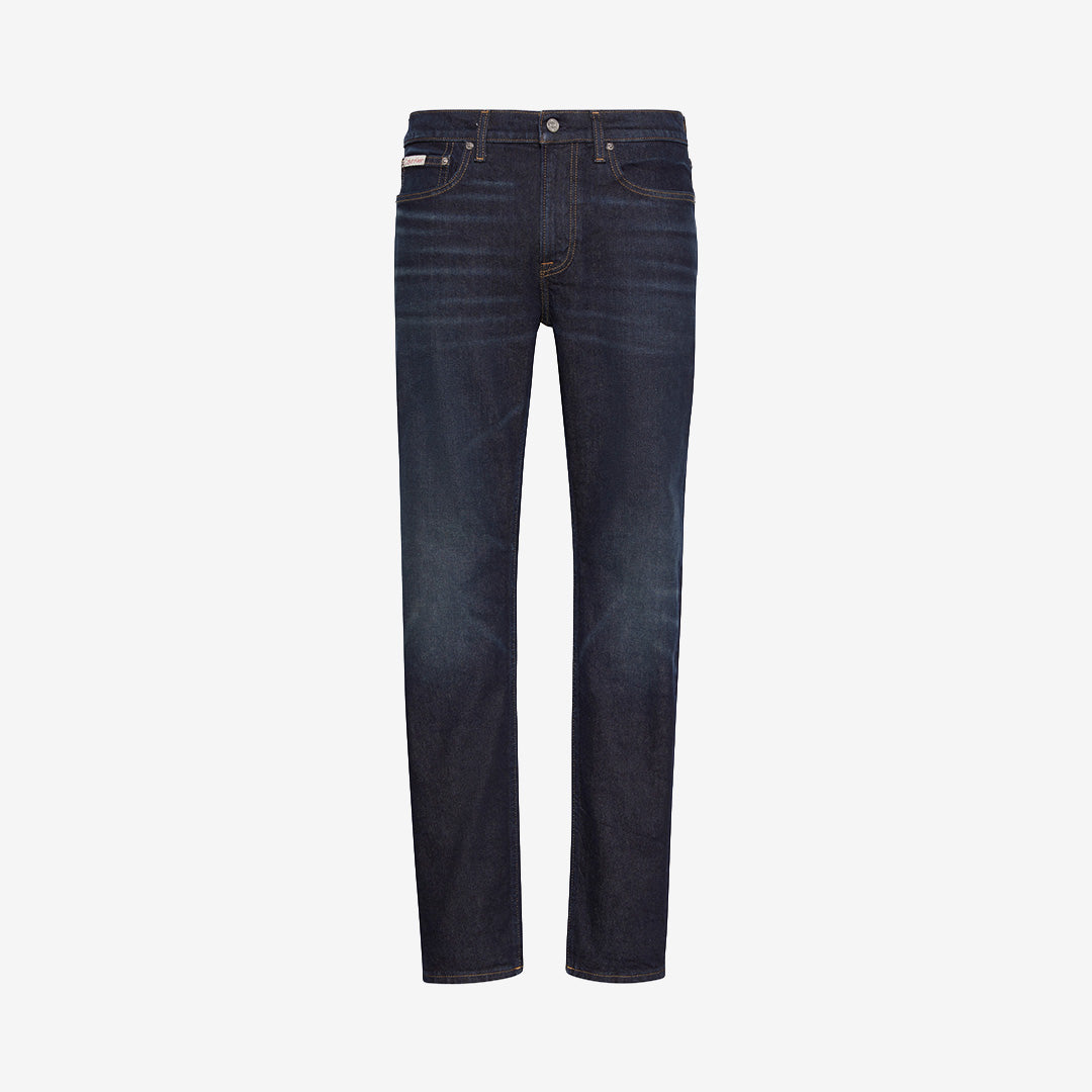 Calvin Klein Slim Taper Sapphire denimbyxa i blå tvätt med avsmalnande passform