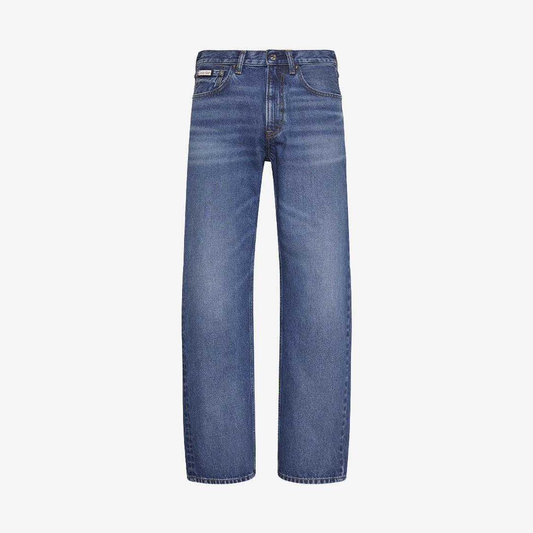 Calvin Klein LV04RD722G 90S Straight Horizon Jean i blått med rak passform och 100% bomull för herr