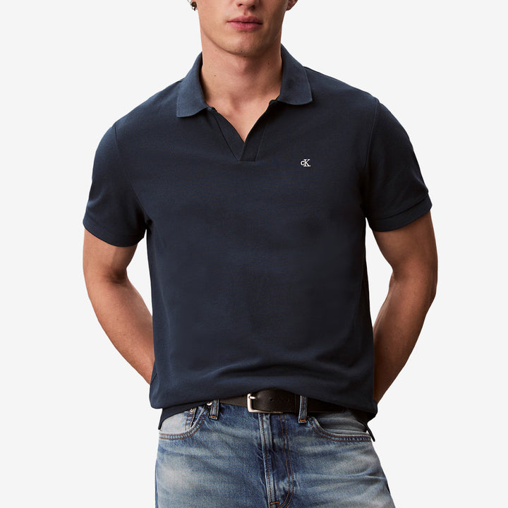 Open Collar Polo i Navy Stone från Calvin Klein modell LV04RF215G