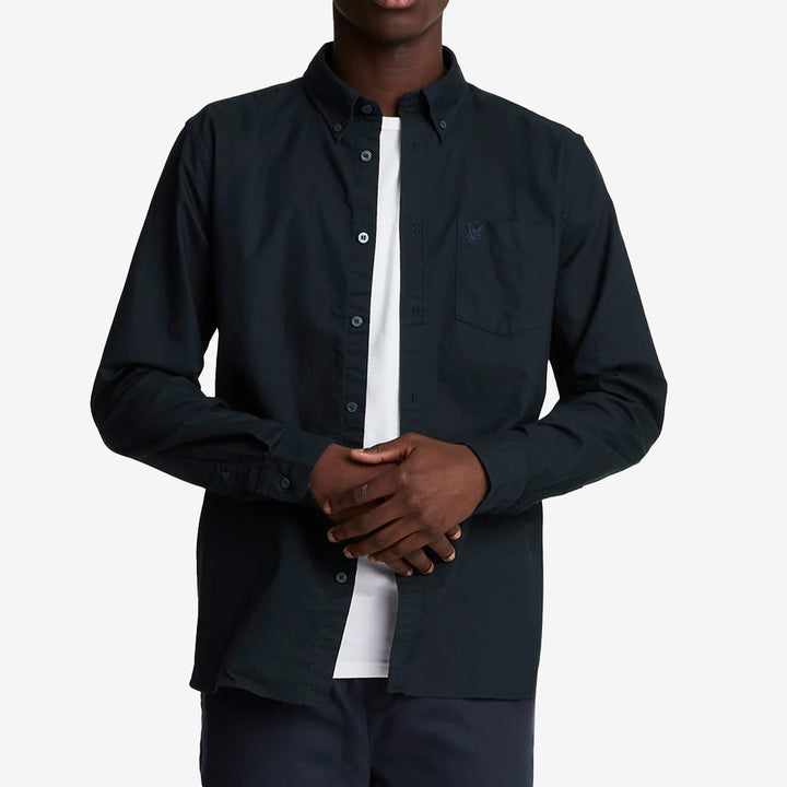 Tonal Eagle Plain Oxford Shirt