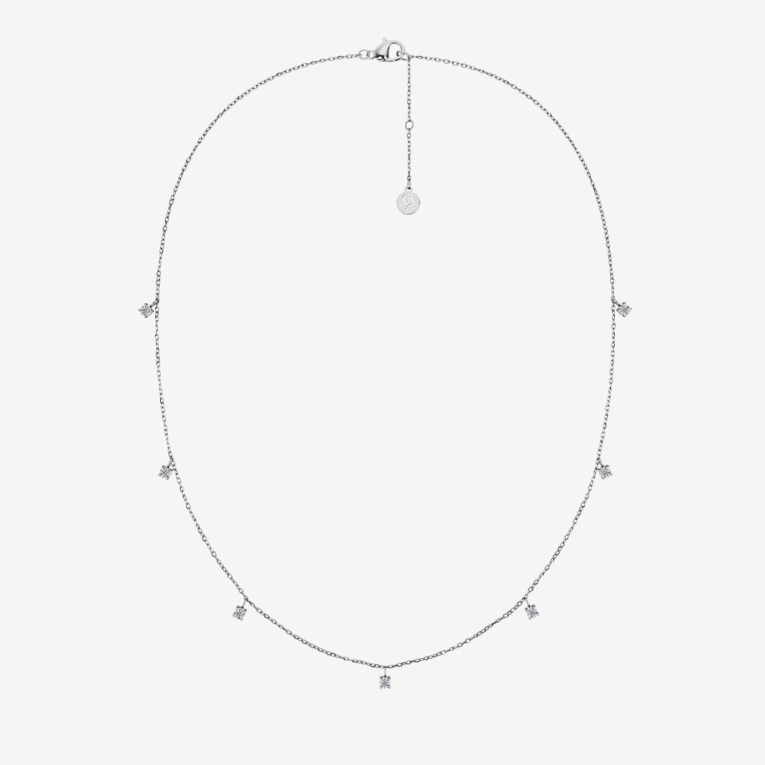 Leonore Petite Necklace Multi Steel