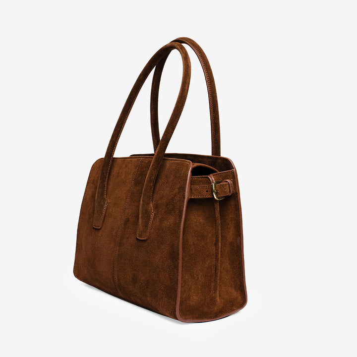 Loretto väska i mocka