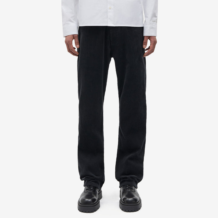 Samsøe Samsøe Saeddie Trousers för herr i Black, tillverkade i 100% ekologisk bomull.