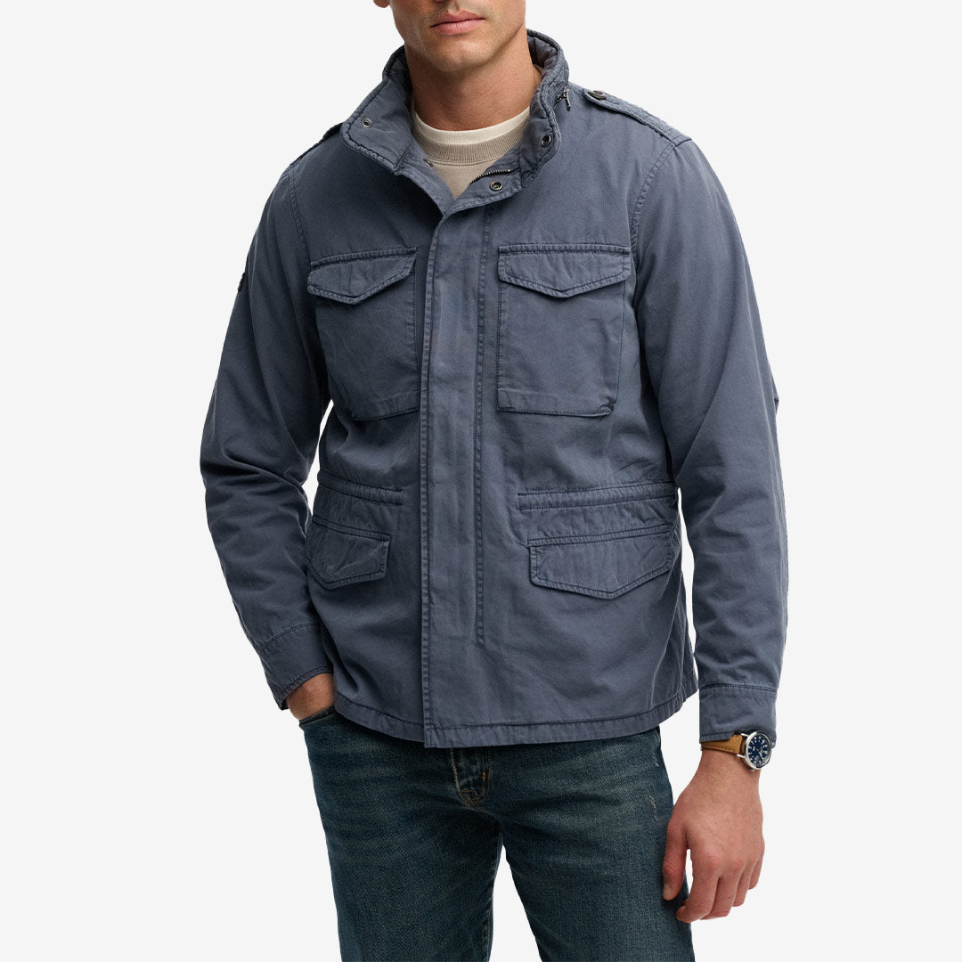 Superdry Cotton M65 Jacket – militärinspirerad jacka i bomull med fem fickor