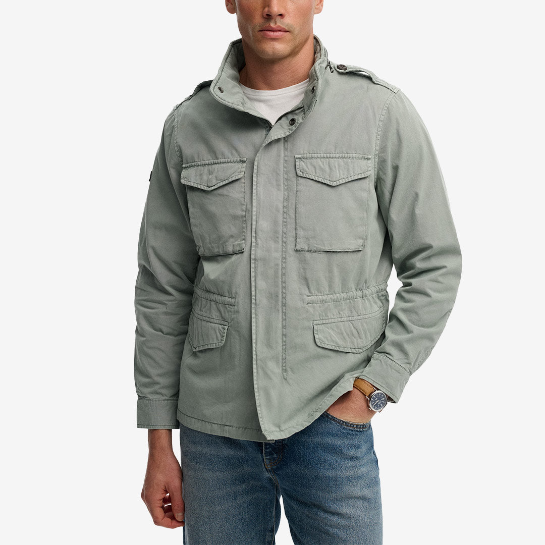 Superdry Cotton M65 Jacket – militärinspirerad jacka i bomull med fem fickor
