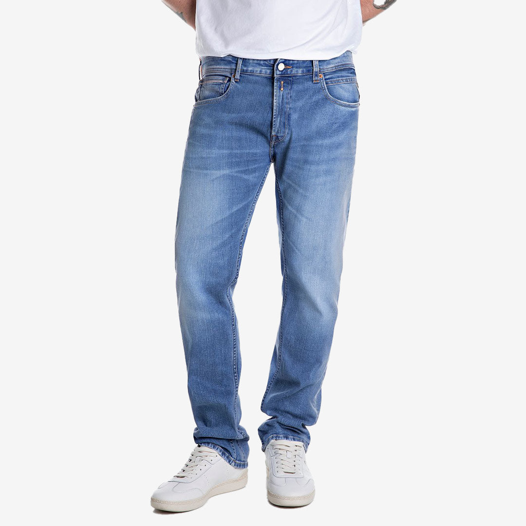Replay jeans medium blue avsmalnat ben herr MA972