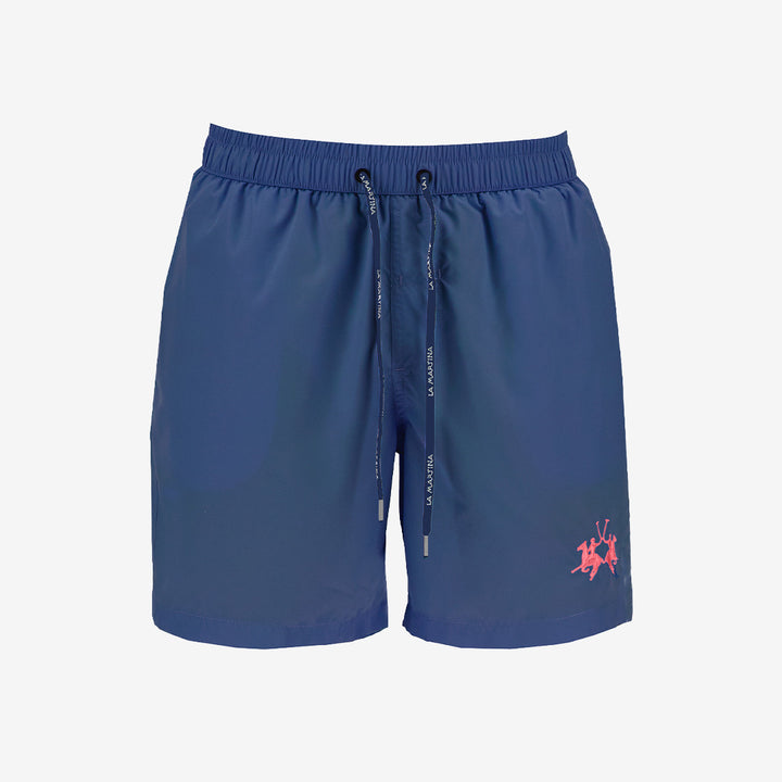 La Martina Chuck badshorts i blå polyester