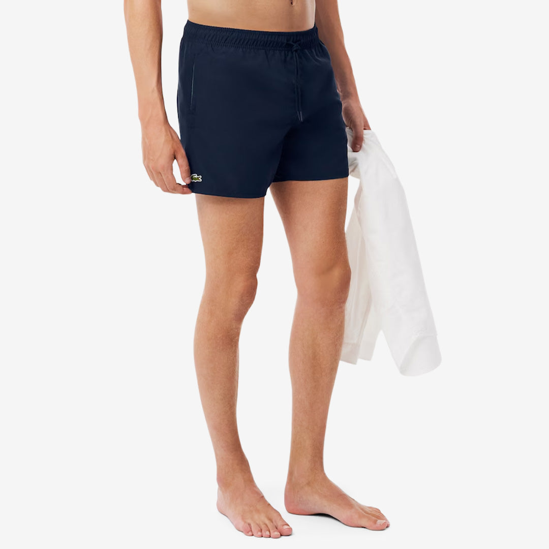 Lacoste badbyxor MH6270-00 i navy och grönt med krokodillogga