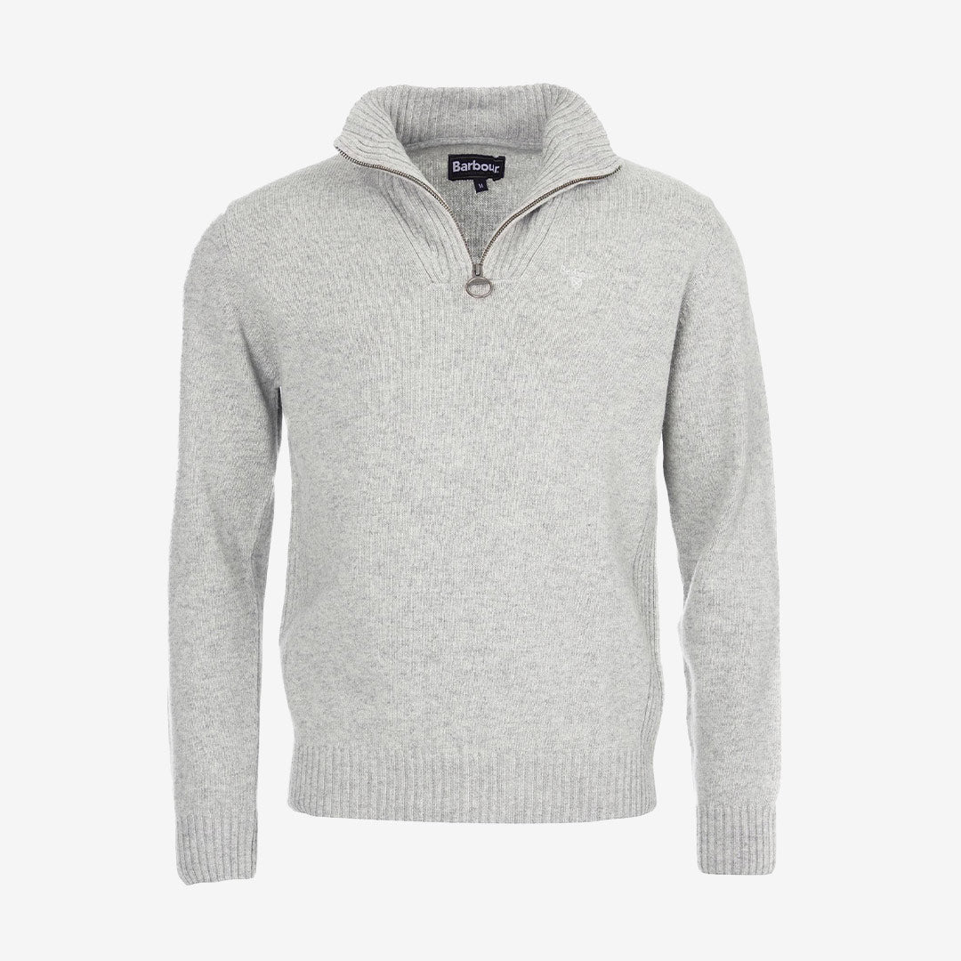 Barbour Essential Lambswool Half Zip Knitted Jumper