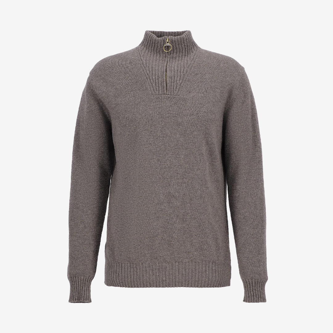 Barbour Essential Lambswool Half Zip Knitted Jumper