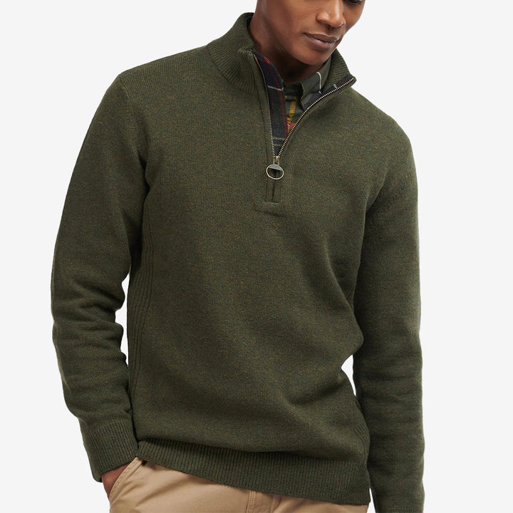 Barbour Holden Half Zip Knitted Jumper