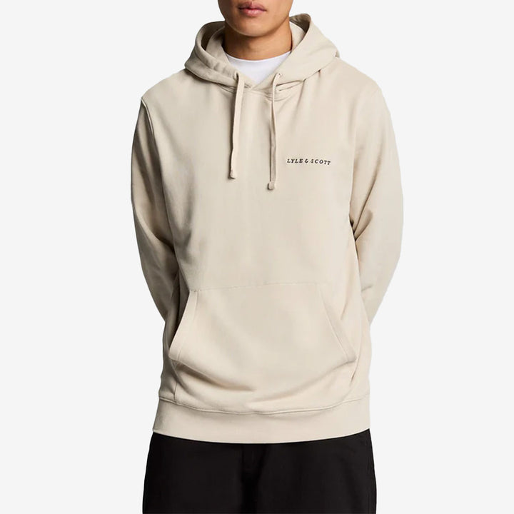 Loopback Embroidered Hoodie